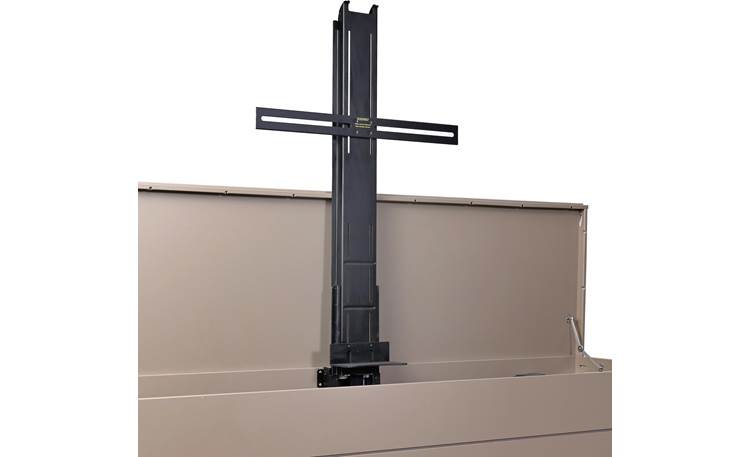 Large Outdoor Shiplap TV Lift Cabinet Universal TV mount included