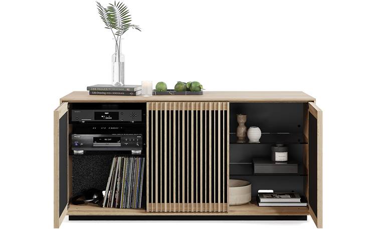 BDI Profile 8477 Two storage compartments with adjustable shelves
