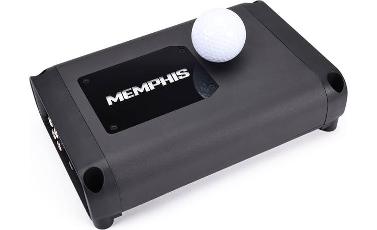Memphis Audio PRX1000.1V2 golf ball shown for scale 
