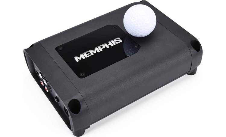 Memphis Audio PRX800.1V2 golf ball shown for scale 