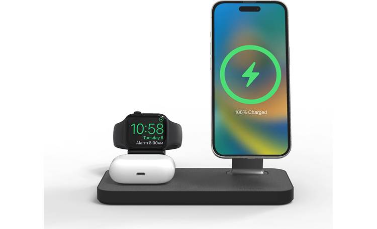 Station De Charge Sans Fil Mophie Snap+ 3-en-1 Qi2 - 15W, Pour Apple (neuf)
