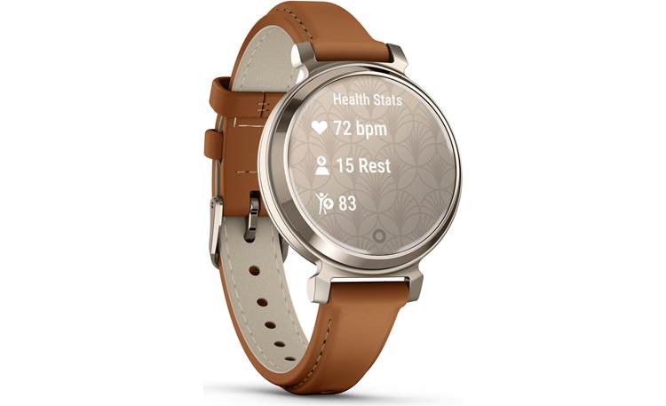 【美品】GARMIN Lily 2 Classic Tan Leather GARMIN（ガーミン） Lily 2 Classic Tan Leather / Cream Gold [Suica