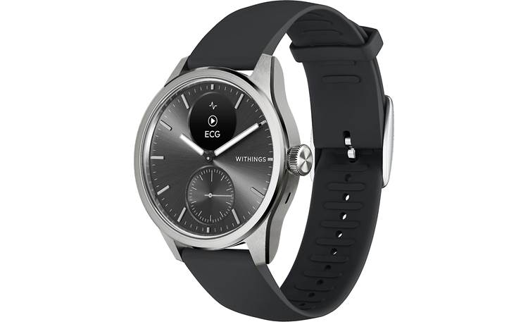Withings ScanWatch 2 (Black, 42 mm) Hybrid smartwatch with heart rate  monitor at Crutchfield