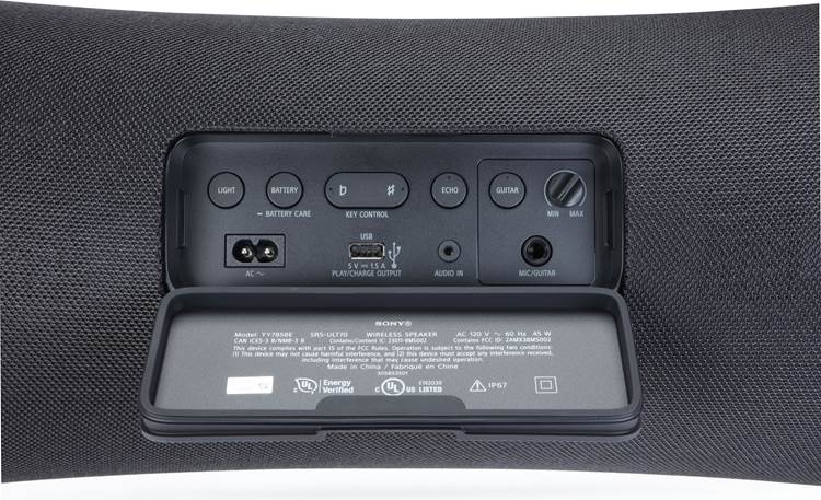 Sony ULT FIELD 7 Input panel detail