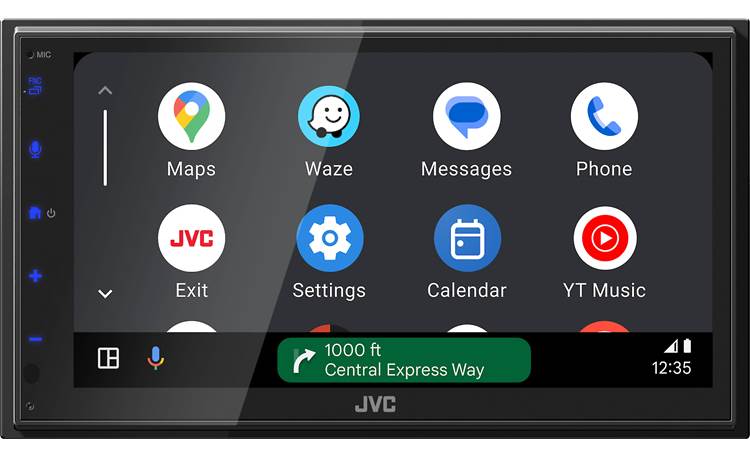 JVC KW-M590BT Home screen for Android Auto