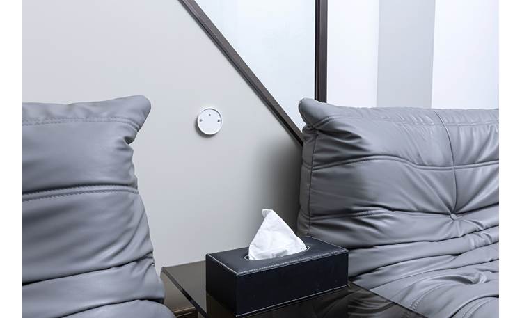 Linxura Wall Mount Attaches with included double-stick adhesive tape or screws