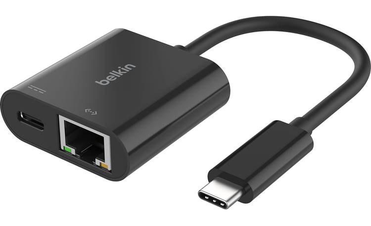 Belkin Connect USB-C to Ethernet and Charge Adapter Front