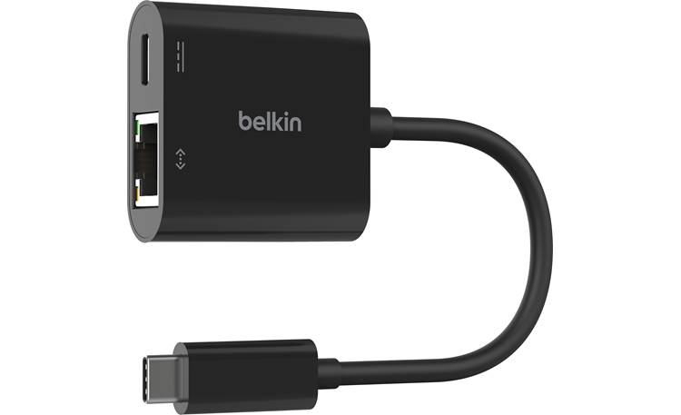 Belkin Connect USB-C to Ethernet and Charge Adapter Side view 