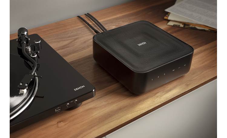 Denon Home Amp Connect a turntable and phono preamp or other analog source