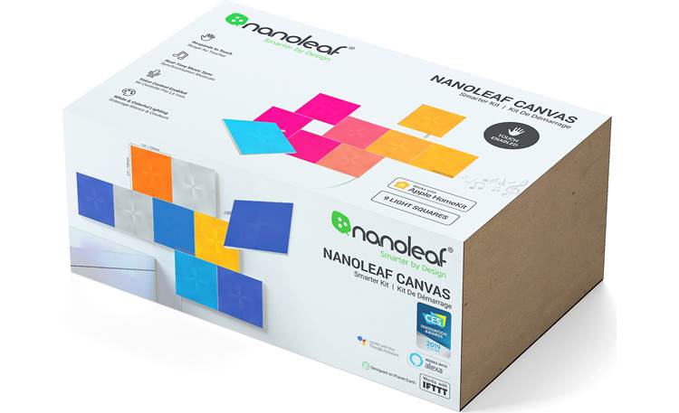 NANOLEAF CANVAS スマーターキット 9ライト Canvas Starter Kit (9 Panels) - NL29-0006SW-9PK | Nanoleaf