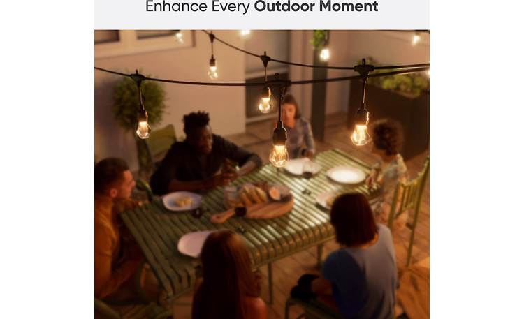 Nanoleaf Essentials Matter Multicolor Outdoor String Lights Smarter Kit ...
