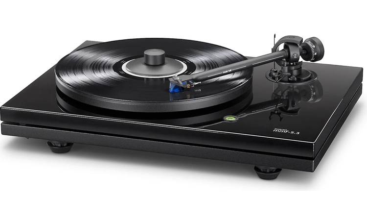 Music Hall MMF-5.3 (Gloss Black) Manual belt-drive turntable with