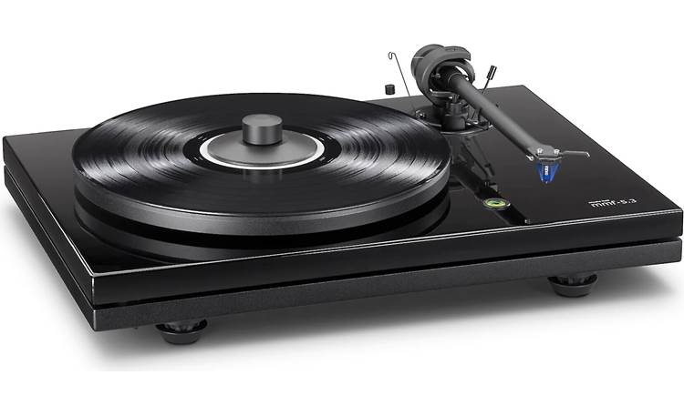 Music Hall MMF-5.3 (Gloss Black) Manual belt-drive turntable with