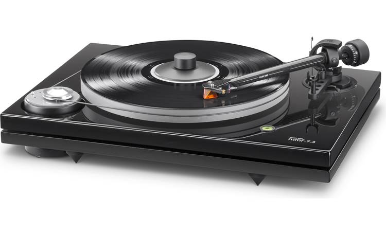 Music Hall MMF-7.3 (Gloss Black) Manual belt-driven turntable with