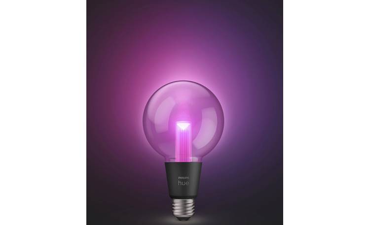 Philips Hue White and Color Ambiance Lightguide Handblown glass with light tube and reflective coating for unique look