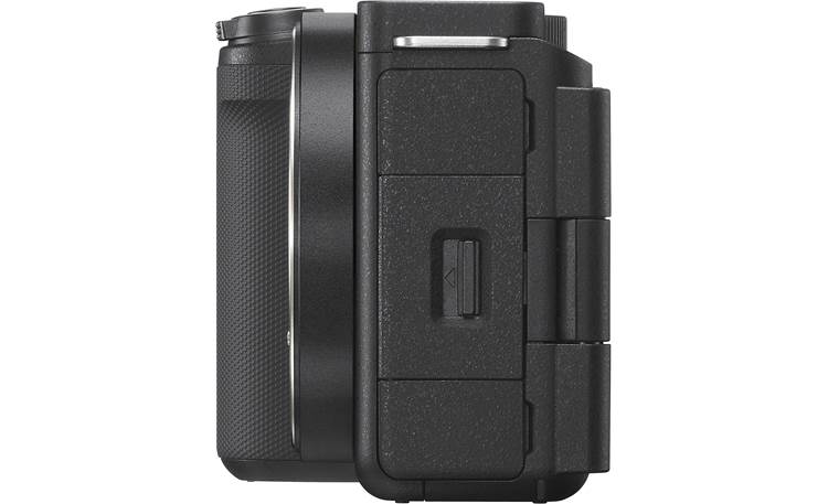 Sony Alpha ZV-E10 II Zoom Kit Left side view, panel closed