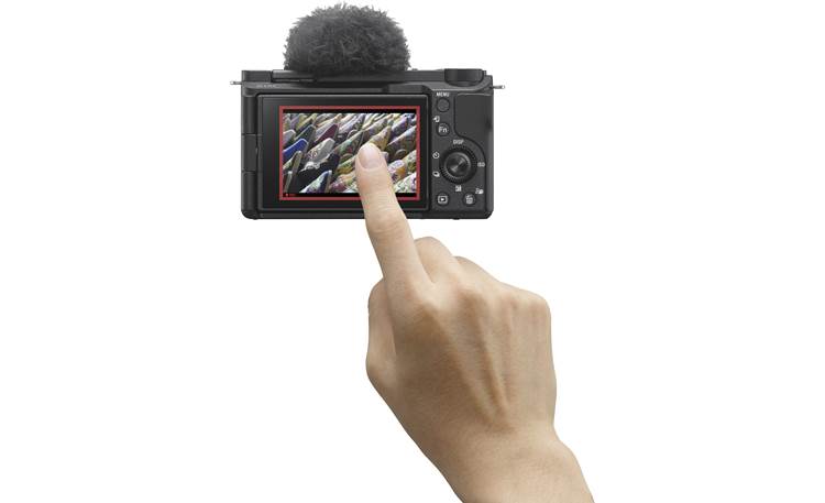 Sony Alpha ZV-E10 II Zoom Kit The LCD touchscreen gives you control options