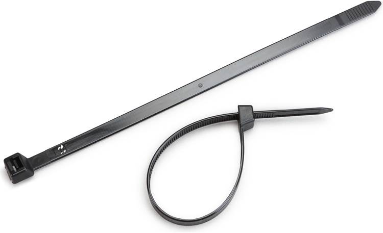 Kable Kontrol Kabelbinder Mit Montiertem Kopf – 100 Stück, 14 Zoll, Schwarz, UV-beständig