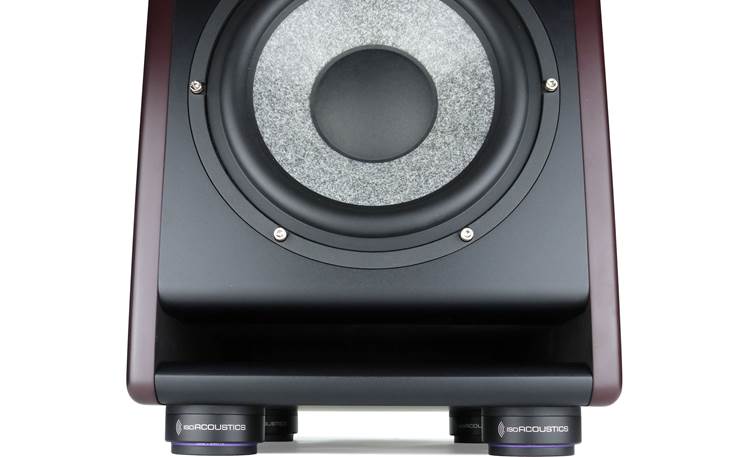 IsoAcoustics ISO-PUCK 76 The ISO-PUCK 76 works with a lot of different audio components, including subwoofers (subwoofer shown, not included)