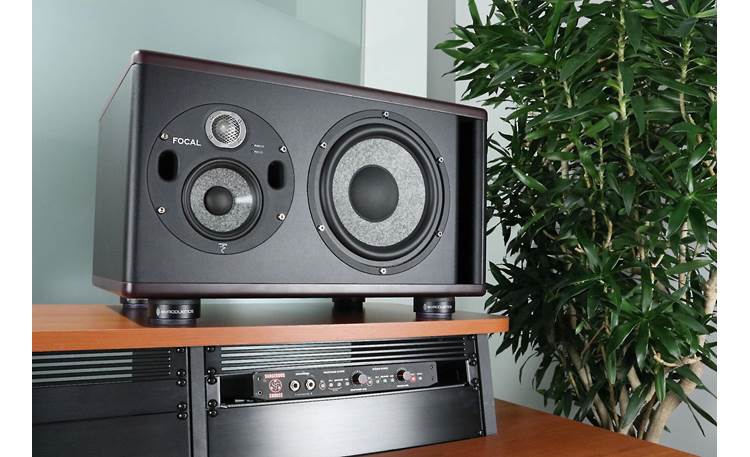 IsoAcoustics ISO-PUCK 76 Use the ISO-PUCK 76 to decouple your studio monitors from your workstation (speaker shown, not included)