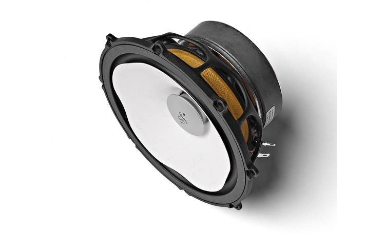 Sonus faber Sonetto VIII G2 The Camelia midrange driver, showcasing its organic basket that improves airflow around its motor structure