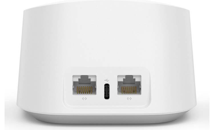 eero 6+ Wi-Fi System (2-pack) Back, showing dual gigabit Ethernet ports