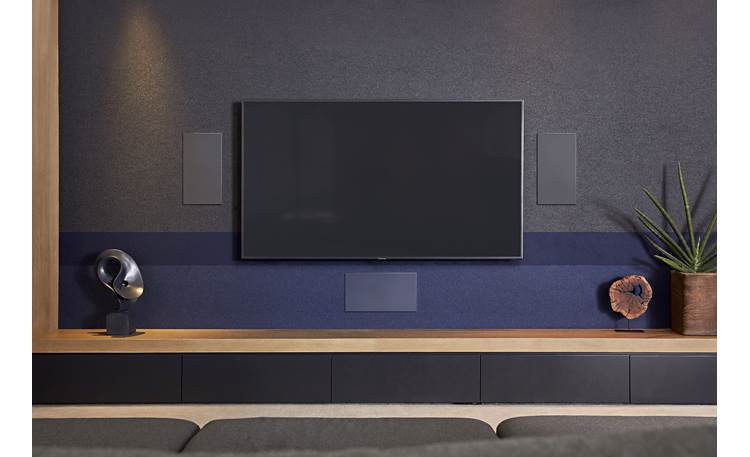 Definitive Technology LCR-650 MAX Flush-mount design and paintable grille for discreet look