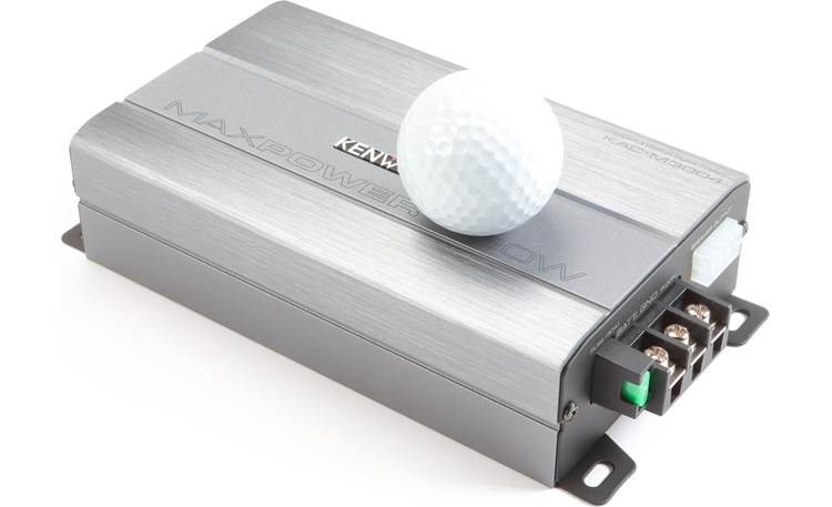 Kenwood KAC-M3004 golf ball shown for scale 