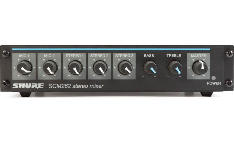 Shure SCM262 8-channel commercial mixer at Crutchfield