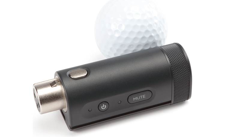 Bose S1 Pro+ Wireless Mic/Line Transmitter — XLR Golf ball shown for scale 
