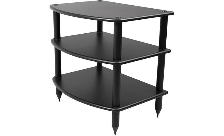 Pangea Audio Vulcan Audio Rack (Black with Black Posts) Modular 3-shelf ...