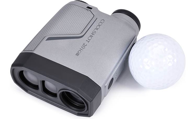 Nikon Coolshot 20i GIII Golf ball shown for scale 