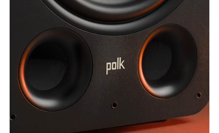 Polk Signature Elite ES12 Dual front-firing Power Ports reinforce the deep bass frequencies