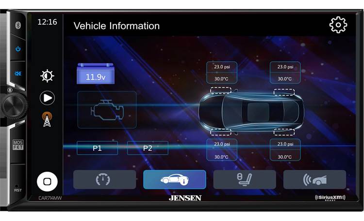 Jensen CAR714MW Digital multimedia receiver at Crutchfield
