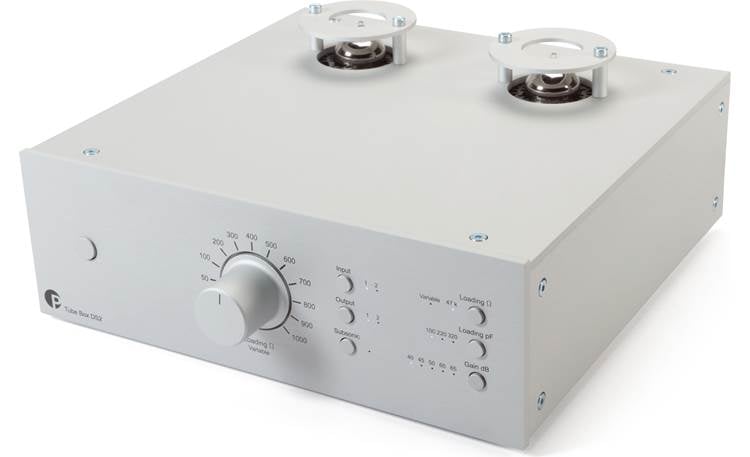 Pro-Ject Tube Box DS2 (Silver) Vacuum tube phono preamplifier for ...
