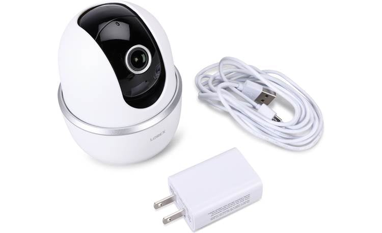 Lorex 2K Pan-Tilt Indoor Wi-Fi Camera Plug-in indoor security