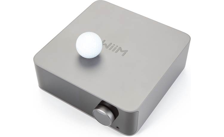 WiiM Ultra Golf ball shown for scale 