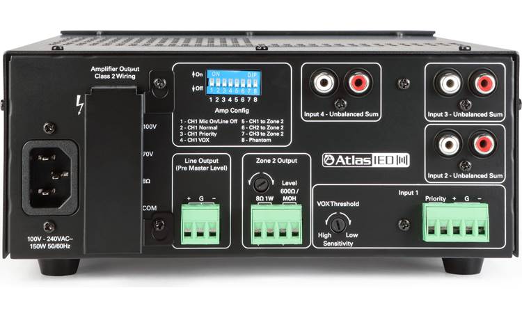 AtlasIED AA60G 4-input commercial mixer/amplifier — 60W x 1 at 70V