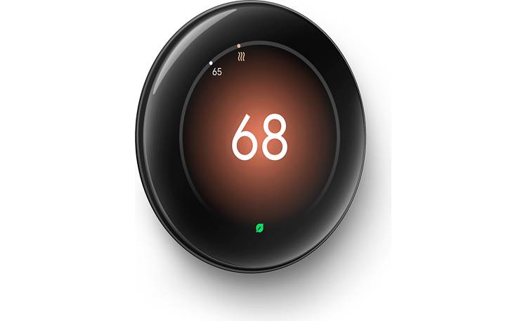 Google Nest Learning Thermostat, 4th Gen Angle (left)