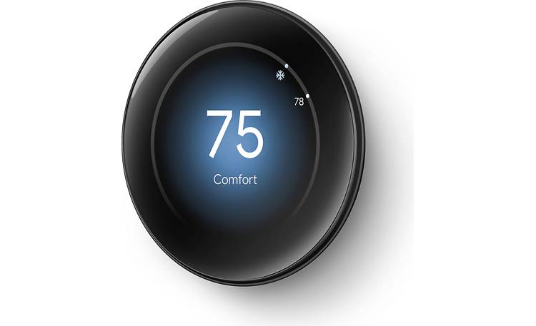 Google Nest Learning Thermostat, 4th Gen Angle (right)