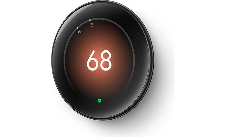 Google Nest Learning Thermostat, 4th Gen Angle (right)