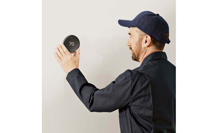 Google Nest Learning Thermostat, 4th Gen Works with most HVAC systems