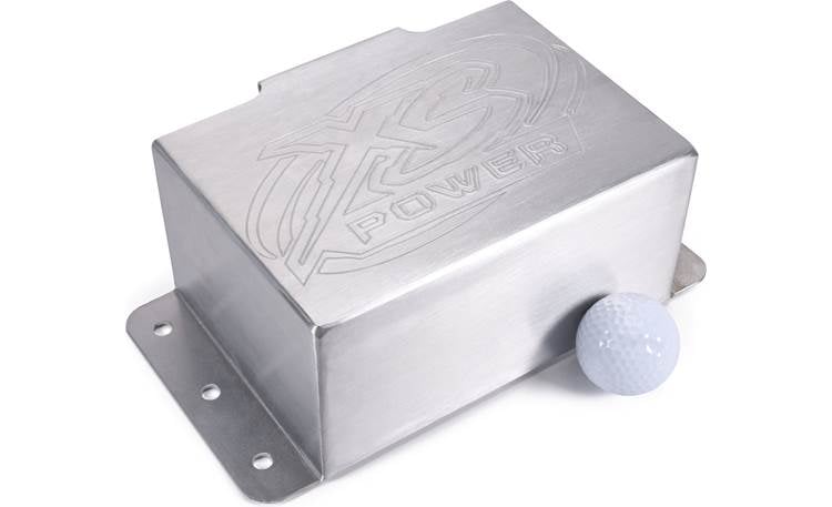 XS Power Side-mount Box Golf ball shown for scale 