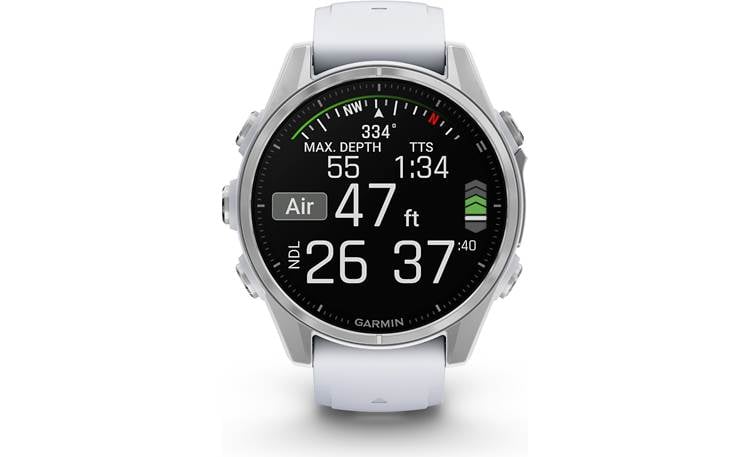 Garmin fenix 8 (Silver with Whitestone Band) Multisport GPS