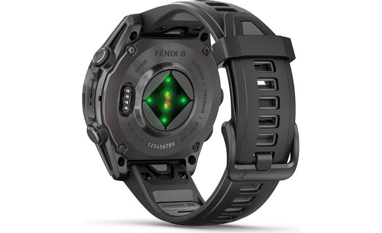 Garmin fenix 8 Sapphire (Carbon Gray Titanium with Black Band