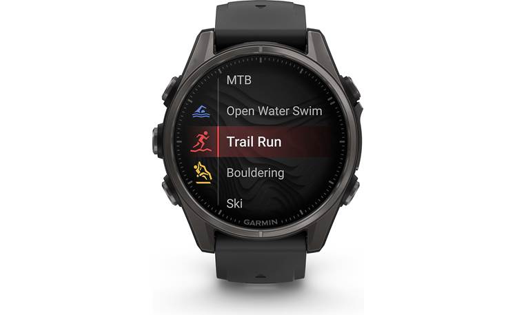 Garmin fenix 8 Sapphire (Carbon Gray Titanium with Black Band