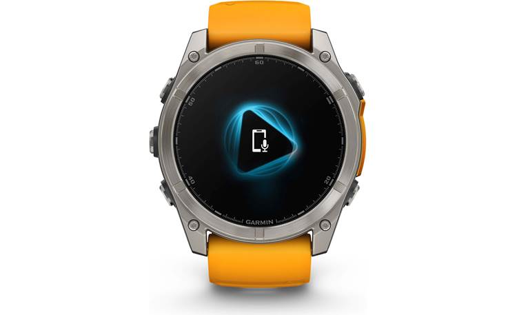 Garmin fenix 8 Sapphire (Titanium with Spark Orange band