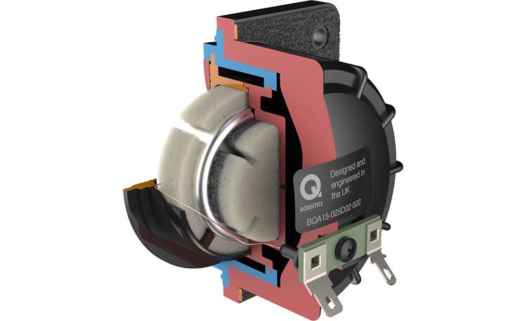 Q Acoustics 5050 Tweeter section, back