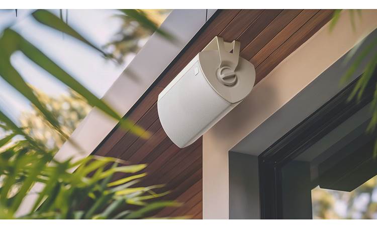 Definitive Technology AW-550 Shown installed horizontally under eaves