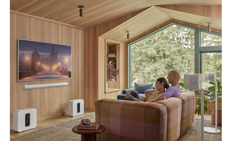 Sonos Arc Ultra Add up to two Subs for even bigger, room-filling bass